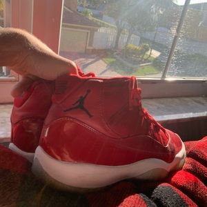 jordan 11 gym red high tops.